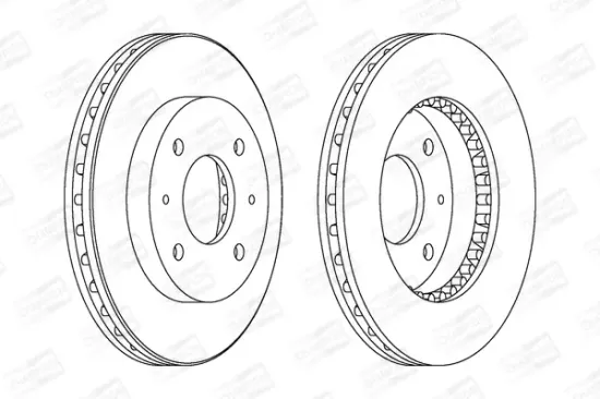 Bremsscheibe Vorderachse CHAMPION 561926CH Bild Bremsscheibe Vorderachse CHAMPION 561926CH