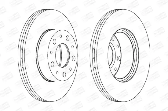 Bremsscheibe Vorderachse CHAMPION 561984CH Bild Bremsscheibe Vorderachse CHAMPION 561984CH