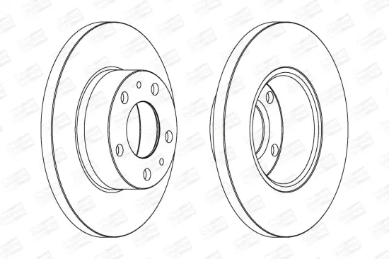 Bremsscheibe Vorderachse CHAMPION 561992CH Bild Bremsscheibe Vorderachse CHAMPION 561992CH