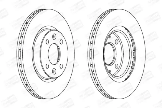 Bremsscheibe Vorderachse CHAMPION 561997CH Bild Bremsscheibe Vorderachse CHAMPION 561997CH