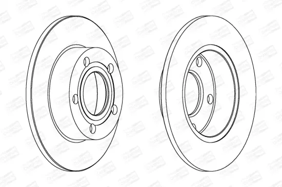 Bremsscheibe Hinterachse CHAMPION 562005CH Bild Bremsscheibe Hinterachse CHAMPION 562005CH