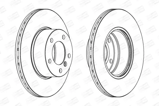 Bremsscheibe Vorderachse CHAMPION 562035CH Bild Bremsscheibe Vorderachse CHAMPION 562035CH