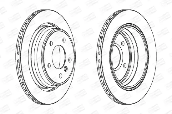 Bremsscheibe Hinterachse CHAMPION 562036CH Bild Bremsscheibe Hinterachse CHAMPION 562036CH