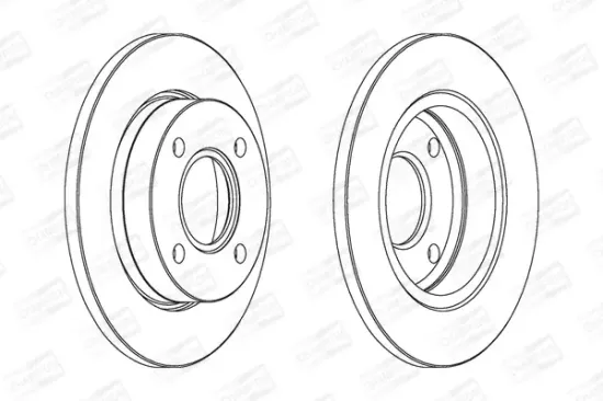 Bremsscheibe Vorderachse CHAMPION 562038CH Bild Bremsscheibe Vorderachse CHAMPION 562038CH