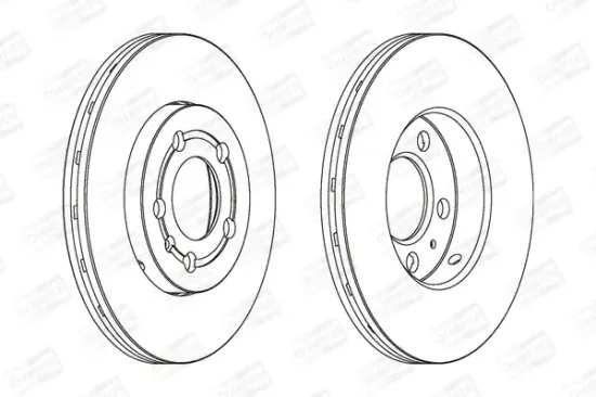 Bremsscheibe Vorderachse CHAMPION 562040CH Bild Bremsscheibe Vorderachse CHAMPION 562040CH