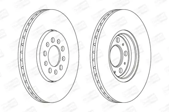 Bremsscheibe Vorderachse CHAMPION 562041CH Bild Bremsscheibe Vorderachse CHAMPION 562041CH