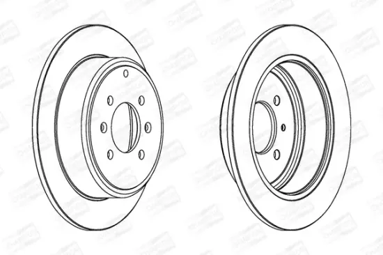 Bremsscheibe Hinterachse CHAMPION 562042CH Bild Bremsscheibe Hinterachse CHAMPION 562042CH