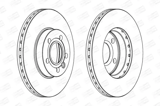 Bremsscheibe Vorderachse CHAMPION 562043CH Bild Bremsscheibe Vorderachse CHAMPION 562043CH