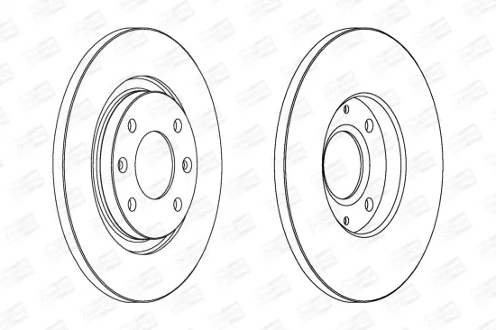 Bremsscheibe Vorderachse CHAMPION 562044CH Bild Bremsscheibe Vorderachse CHAMPION 562044CH