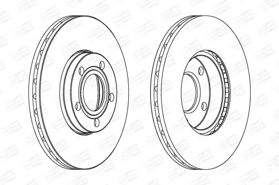 Bremsscheibe Vorderachse CHAMPION 562052CH Bild Bremsscheibe Vorderachse CHAMPION 562052CH