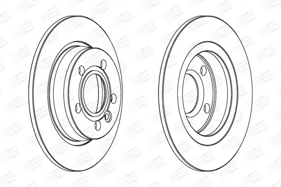 Bremsscheibe Hinterachse CHAMPION 562057CH Bild Bremsscheibe Hinterachse CHAMPION 562057CH