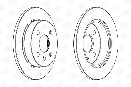 Bremsscheibe Hinterachse CHAMPION 562071CH Bild Bremsscheibe Hinterachse CHAMPION 562071CH