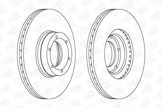 Bremsscheibe Vorderachse CHAMPION 562105CH Bild Bremsscheibe Vorderachse CHAMPION 562105CH