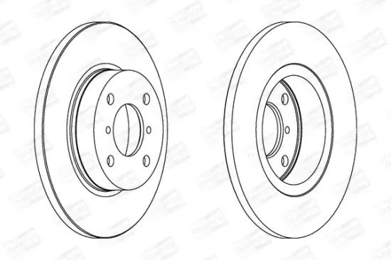 Bremsscheibe Vorderachse CHAMPION 562124CH Bild Bremsscheibe Vorderachse CHAMPION 562124CH