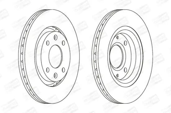 Bremsscheibe Vorderachse CHAMPION 562128CH Bild Bremsscheibe Vorderachse CHAMPION 562128CH
