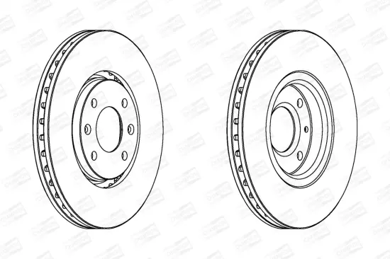 Bremsscheibe Vorderachse CHAMPION 562131CH Bild Bremsscheibe Vorderachse CHAMPION 562131CH