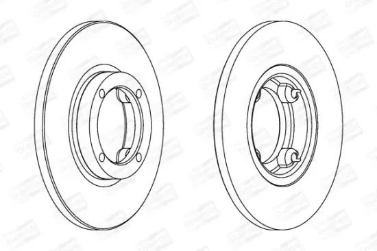 Bremsscheibe Vorderachse CHAMPION 562138CH Bild Bremsscheibe Vorderachse CHAMPION 562138CH