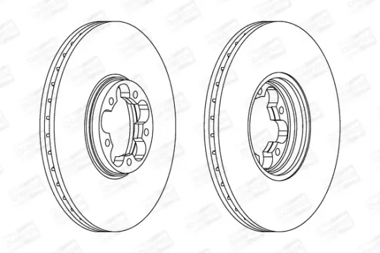 Bremsscheibe Vorderachse CHAMPION 562140CH Bild Bremsscheibe Vorderachse CHAMPION 562140CH
