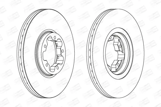 Bremsscheibe Vorderachse CHAMPION 562141CH Bild Bremsscheibe Vorderachse CHAMPION 562141CH