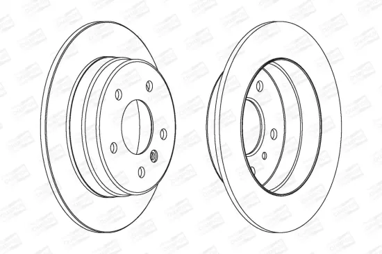 Bremsscheibe Hinterachse CHAMPION 562149CH Bild Bremsscheibe Hinterachse CHAMPION 562149CH