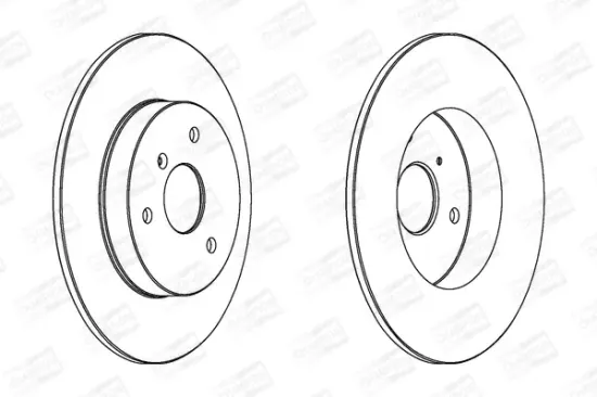 Bremsscheibe Vorderachse CHAMPION 562155CH Bild Bremsscheibe Vorderachse CHAMPION 562155CH