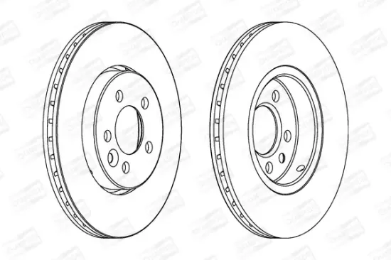 Bremsscheibe Vorderachse CHAMPION 562165CH Bild Bremsscheibe Vorderachse CHAMPION 562165CH