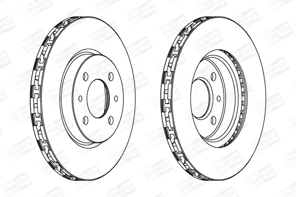 Bremsscheibe CHAMPION 562178CH