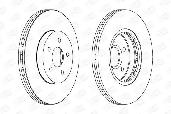 Bremsscheibe Vorderachse CHAMPION 562180CH Bild Bremsscheibe Vorderachse CHAMPION 562180CH