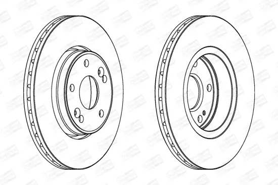 Bremsscheibe Vorderachse CHAMPION 562182CH Bild Bremsscheibe Vorderachse CHAMPION 562182CH