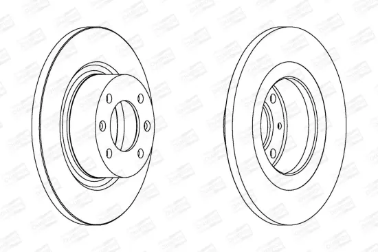 Bremsscheibe Hinterachse CHAMPION 562189CH Bild Bremsscheibe Hinterachse CHAMPION 562189CH