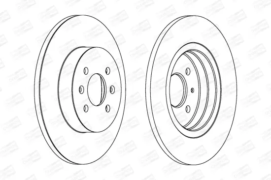 Bremsscheibe Hinterachse CHAMPION 562201CH Bild Bremsscheibe Hinterachse CHAMPION 562201CH