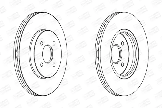 Bremsscheibe Vorderachse CHAMPION 562206CH Bild Bremsscheibe Vorderachse CHAMPION 562206CH