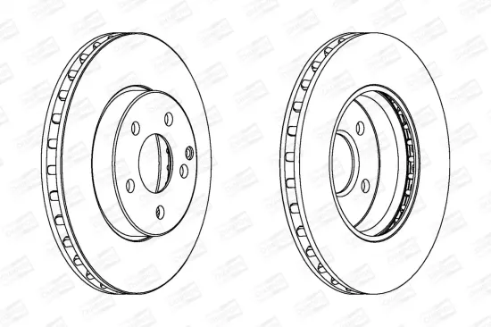 Bremsscheibe Vorderachse CHAMPION 562212CH Bild Bremsscheibe Vorderachse CHAMPION 562212CH