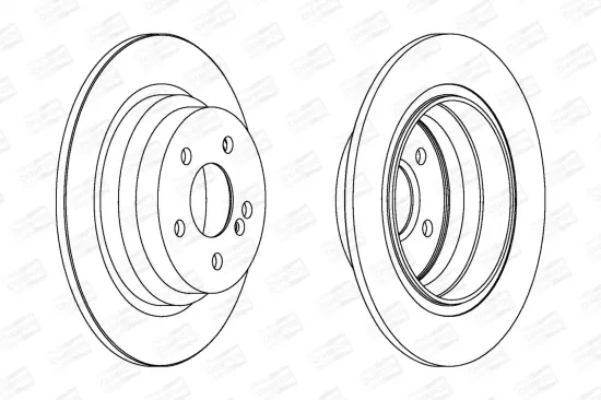Bremsscheibe Hinterachse CHAMPION 562213CH Bild Bremsscheibe Hinterachse CHAMPION 562213CH