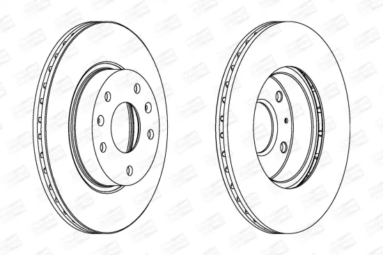Bremsscheibe Vorderachse CHAMPION 562225CH Bild Bremsscheibe Vorderachse CHAMPION 562225CH