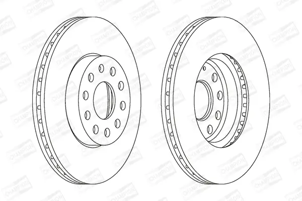 Bremsscheibe CHAMPION 562235CH