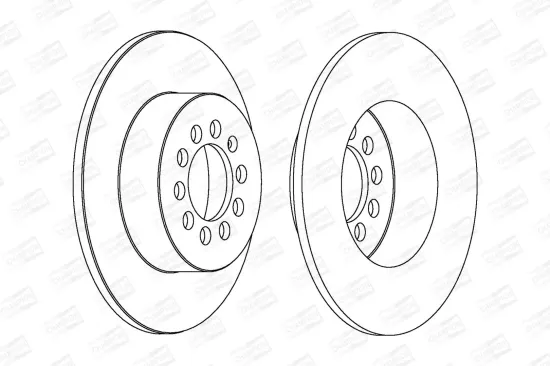 Bremsscheibe Hinterachse CHAMPION 562236CH Bild Bremsscheibe Hinterachse CHAMPION 562236CH