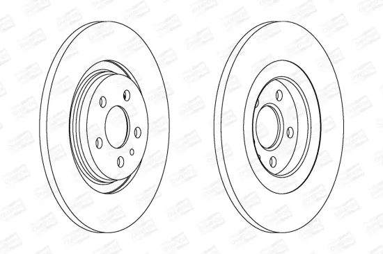 Bremsscheibe Hinterachse CHAMPION 562246CH Bild Bremsscheibe Hinterachse CHAMPION 562246CH