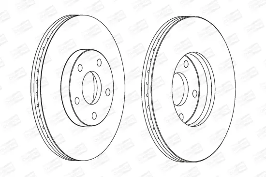 Bremsscheibe Vorderachse CHAMPION 562251CH Bild Bremsscheibe Vorderachse CHAMPION 562251CH