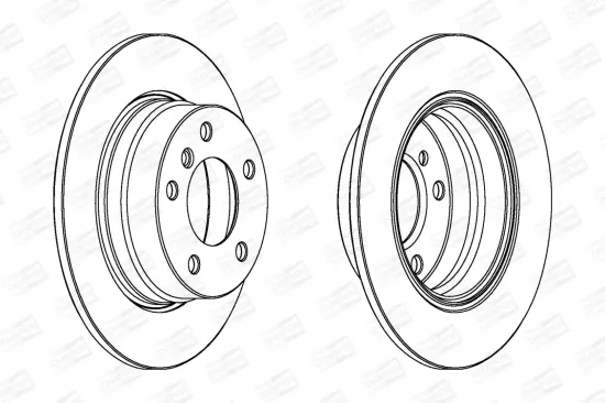 Bremsscheibe Hinterachse CHAMPION 562259CH Bild Bremsscheibe Hinterachse CHAMPION 562259CH