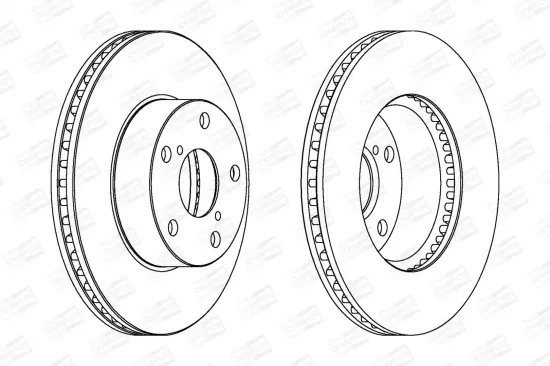 Bremsscheibe Vorderachse CHAMPION 562269CH Bild Bremsscheibe Vorderachse CHAMPION 562269CH