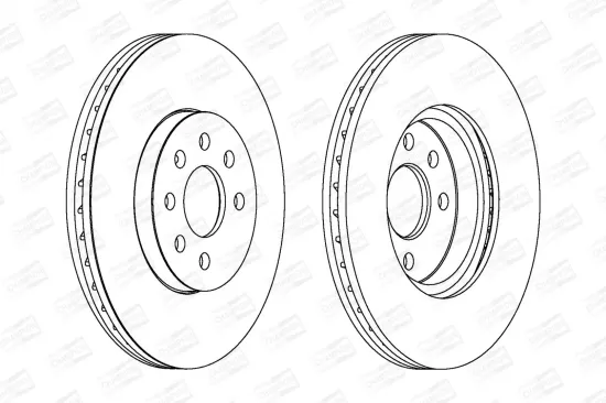 Bremsscheibe Vorderachse CHAMPION 562278CH Bild Bremsscheibe Vorderachse CHAMPION 562278CH