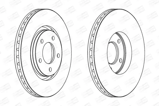 Bremsscheibe Vorderachse CHAMPION 562292CH Bild Bremsscheibe Vorderachse CHAMPION 562292CH