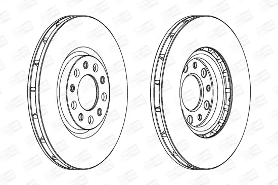 Bremsscheibe CHAMPION 562299CH Bild Bremsscheibe CHAMPION 562299CH