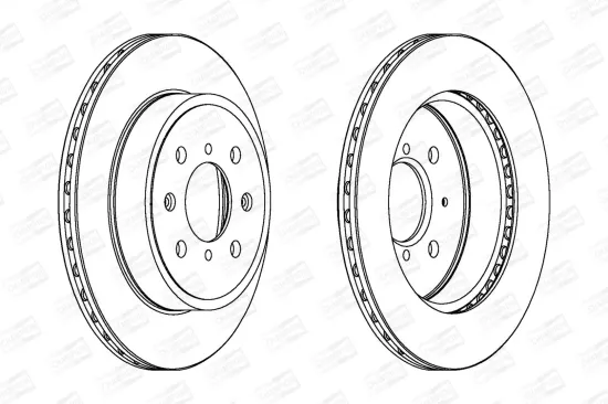 Bremsscheibe Vorderachse CHAMPION 562308CH Bild Bremsscheibe Vorderachse CHAMPION 562308CH