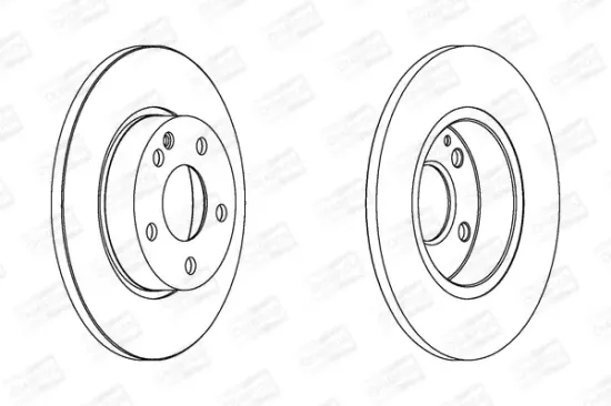 Bremsscheibe Vorderachse CHAMPION 562309CH Bild Bremsscheibe Vorderachse CHAMPION 562309CH