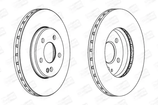 Bremsscheibe Vorderachse CHAMPION 562314CH Bild Bremsscheibe Vorderachse CHAMPION 562314CH