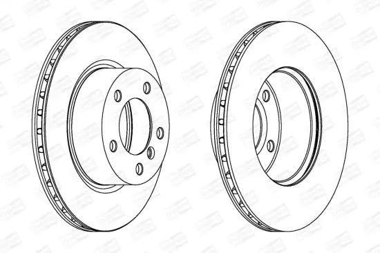 Bremsscheibe Vorderachse CHAMPION 562317CH Bild Bremsscheibe Vorderachse CHAMPION 562317CH