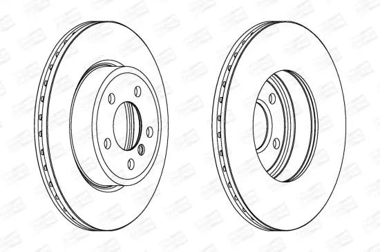 Bremsscheibe Vorderachse CHAMPION 562350CH Bild Bremsscheibe Vorderachse CHAMPION 562350CH