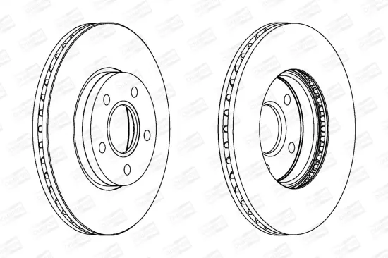 Bremsscheibe Vorderachse CHAMPION 562364CH Bild Bremsscheibe Vorderachse CHAMPION 562364CH